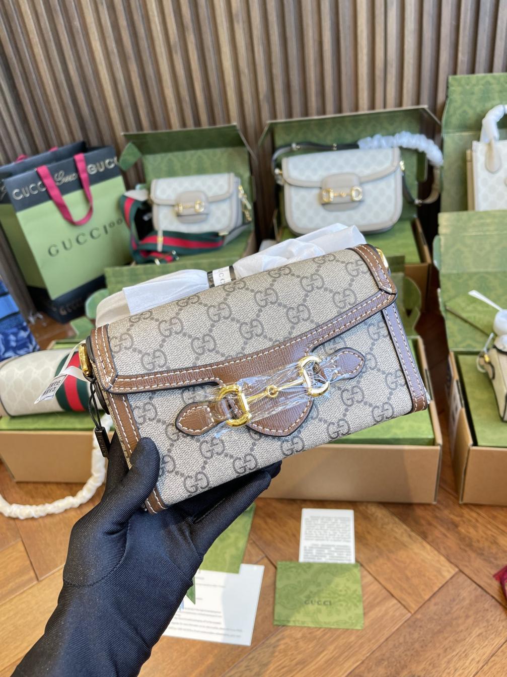Gucci 1955 GG Supreme mini handbag 131585