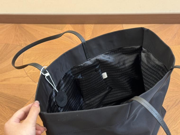 Prada large shopping tote bag