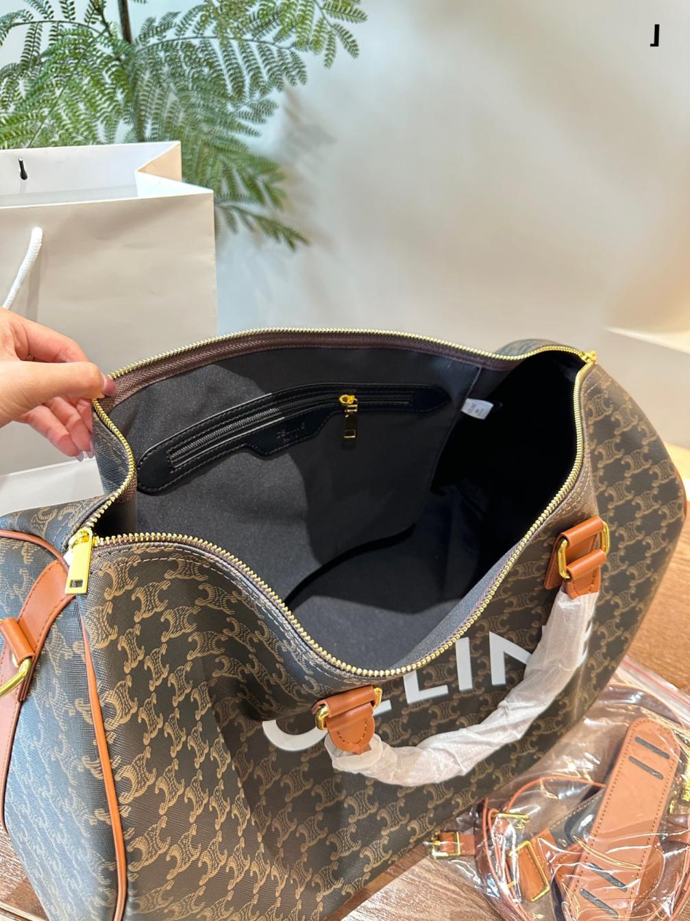 CELINE  triomphe travel bag