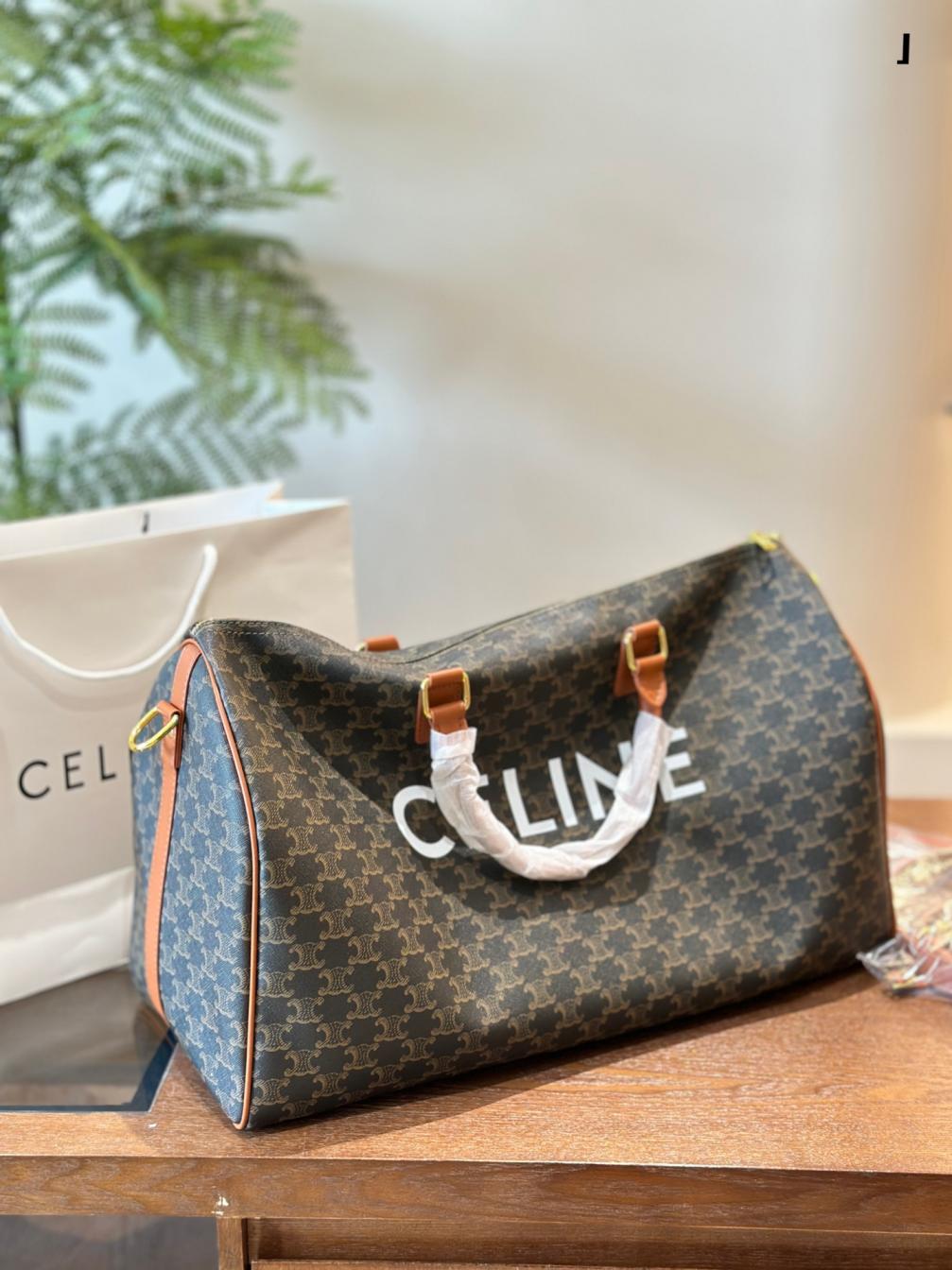 CELINE  triomphe travel bag