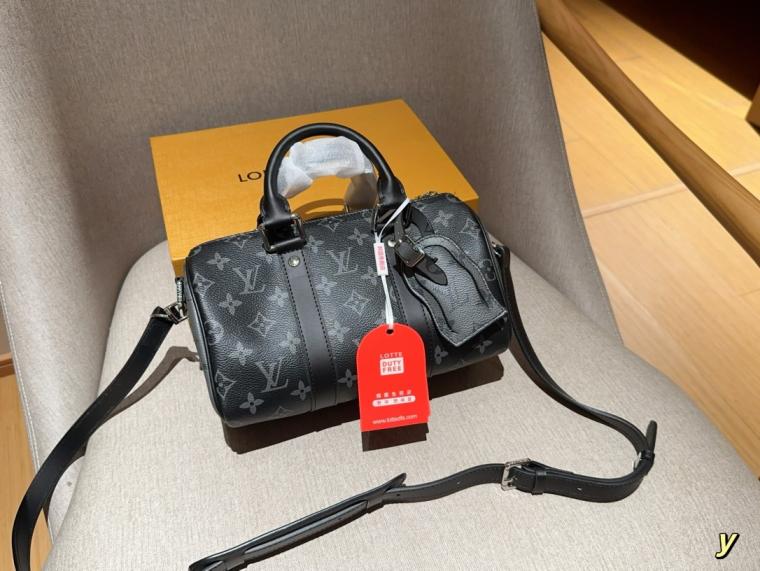 LV Black keepall25 handbag 134512