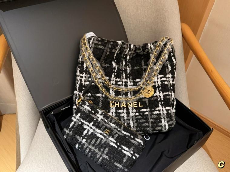 Chanel Wool knitting 22bag