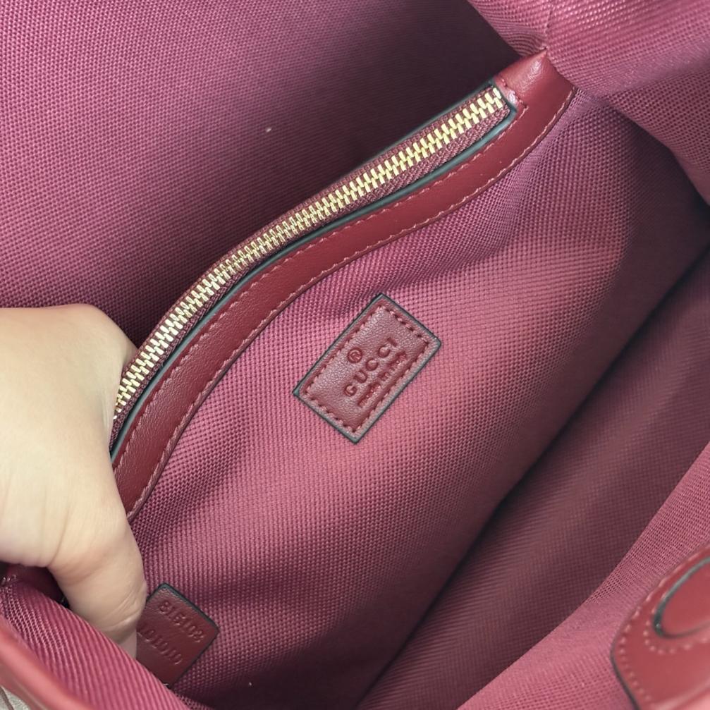 Gucci handbag 815214 2 sizes red