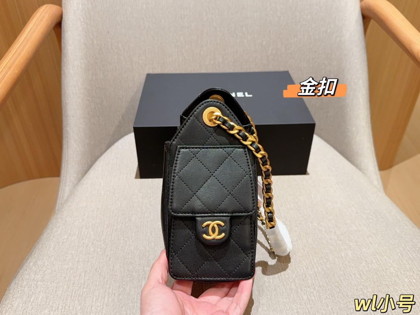 Chanel 25bag hobo for women ladies black mini size