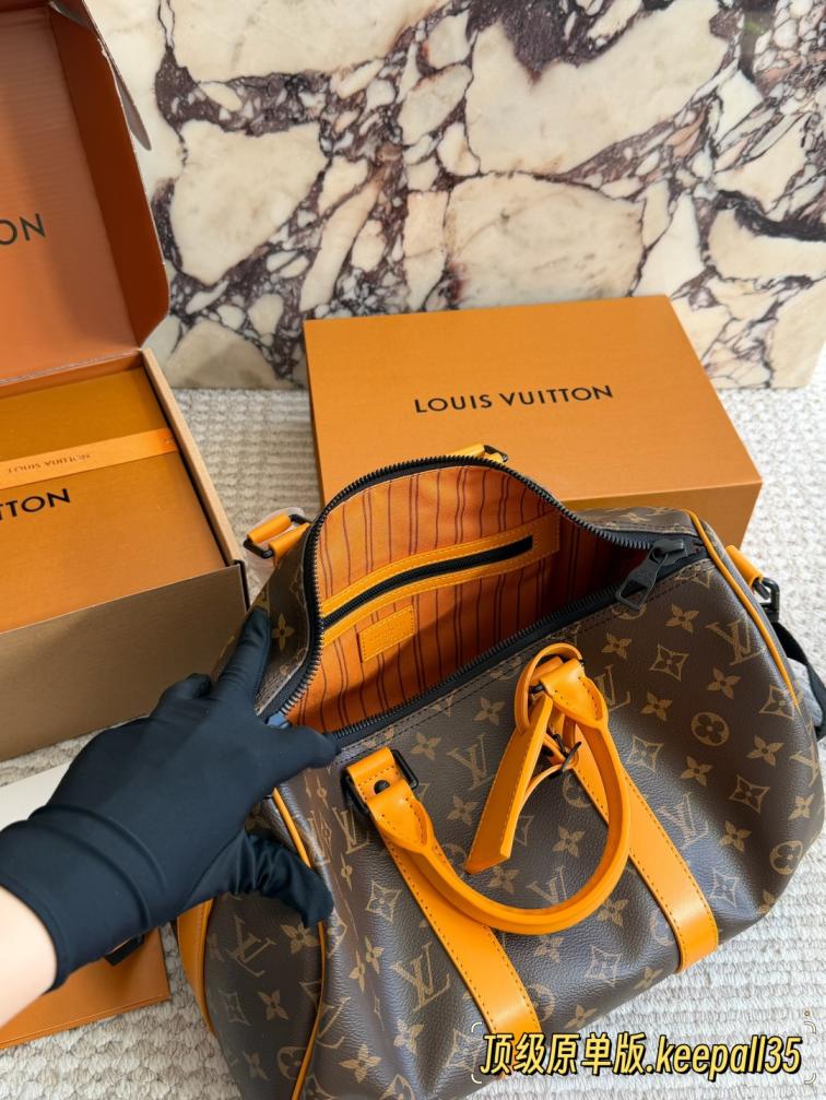 LV keepall35 bag Monogram Orange